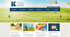Desktop Screenshot of fundacja-kubus.pl