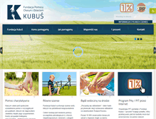 Tablet Screenshot of fundacja-kubus.pl